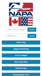 Mobile Screenshot of napaleagues.com